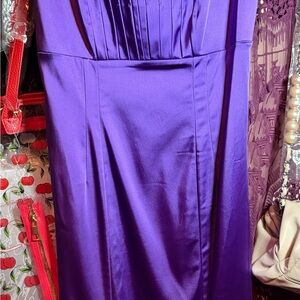 Calvin Klein Vibrant Purple Midi Dress